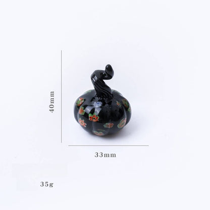 Glasira - Colorful Pumpkin Shape Table Ornament - La Vie Est Belle