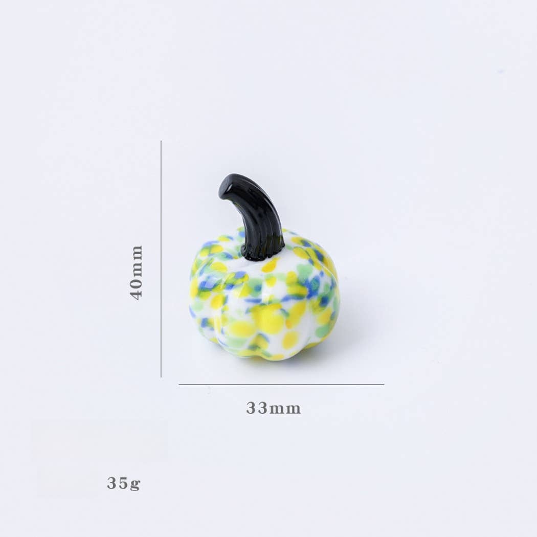 Glasira - Colorful Pumpkin Shape Table Ornament - La Vie Est Belle