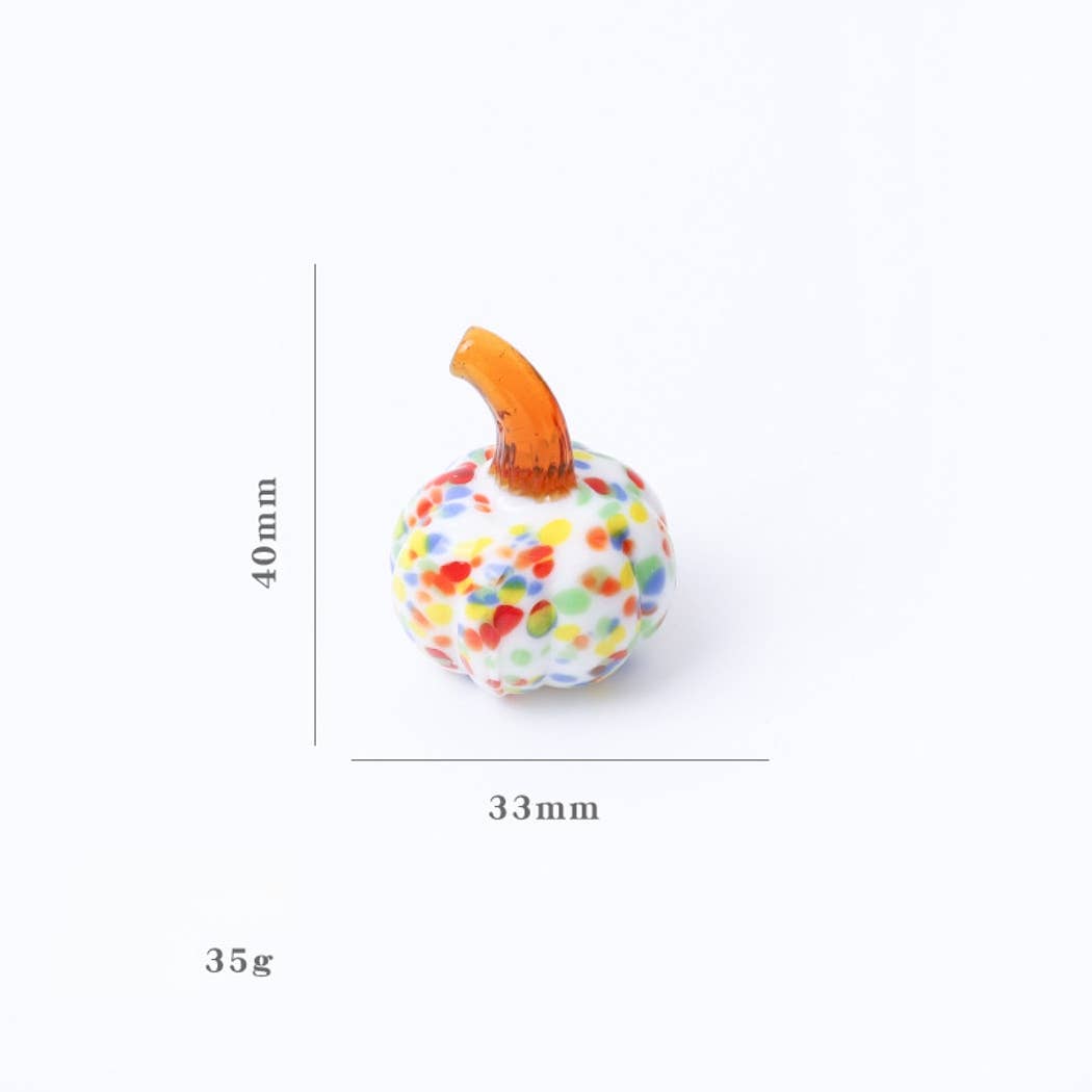 Glasira - Colorful Pumpkin Shape Table Ornament - La Vie Est Belle