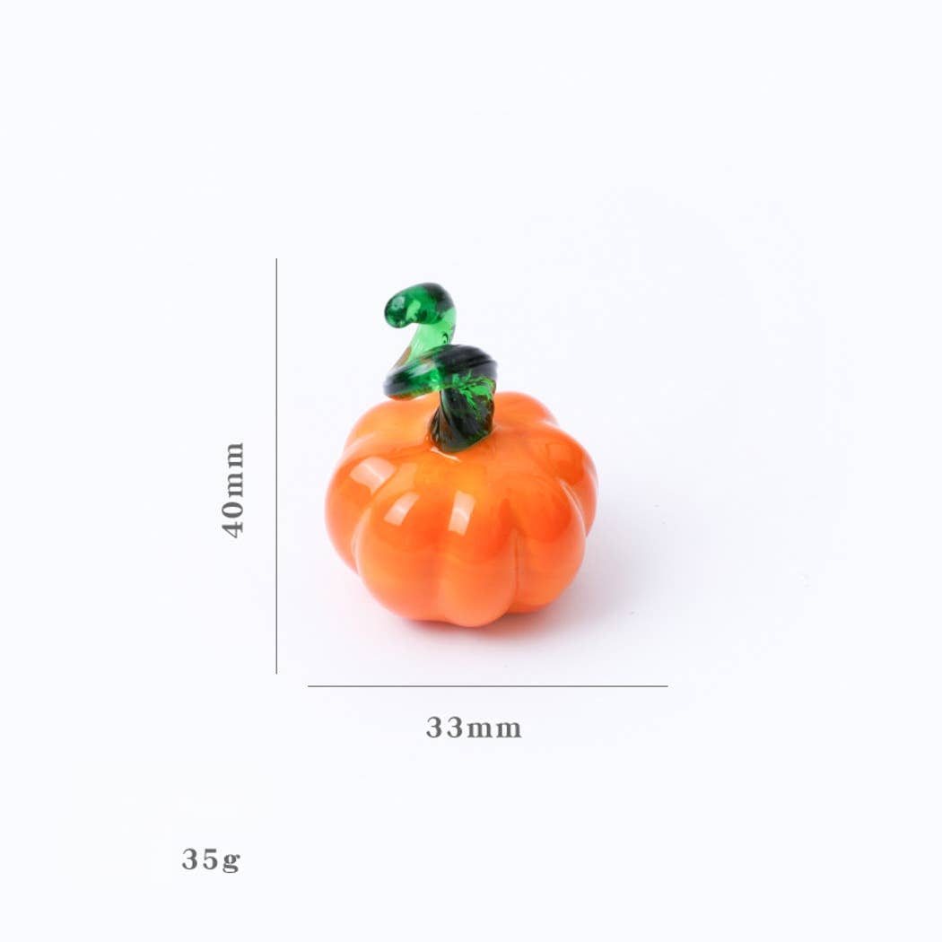 Glasira - Colorful Pumpkin Shape Table Ornament - La Vie Est Belle