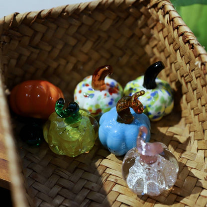Glasira - Colorful Pumpkin Shape Table Ornament - La Vie Est Belle