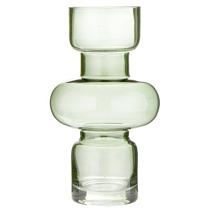 Glass Bubble Vase - Green - La Vie Est Belle