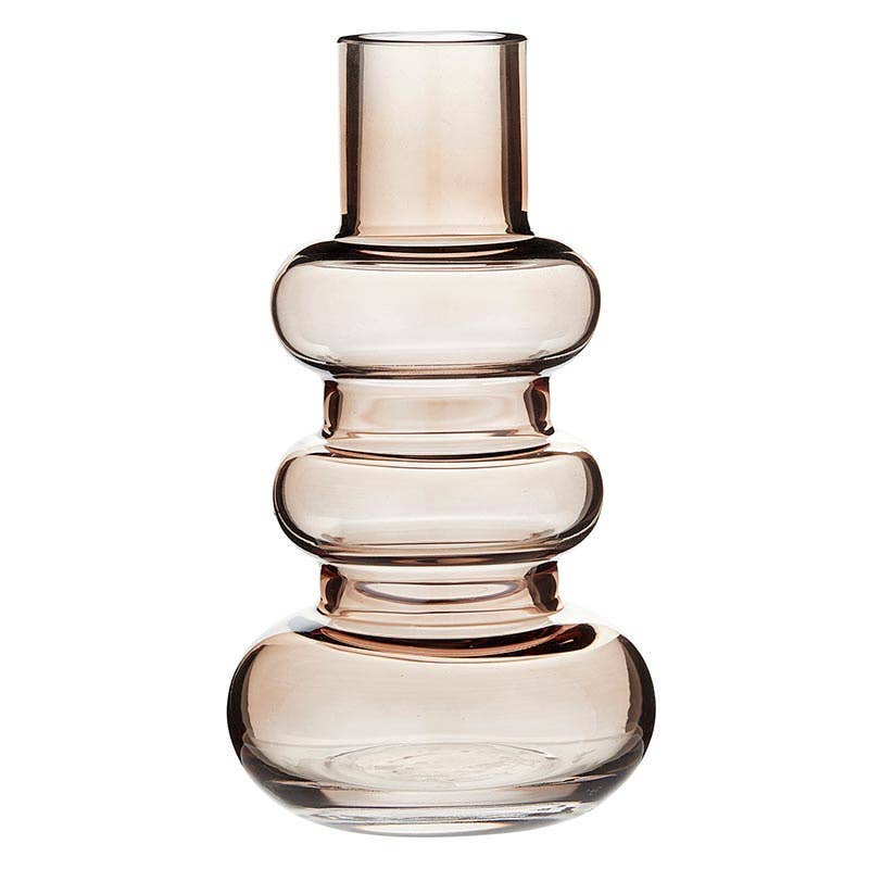 Glass Bubble Vase - Small - Brown - La Vie Est Belle