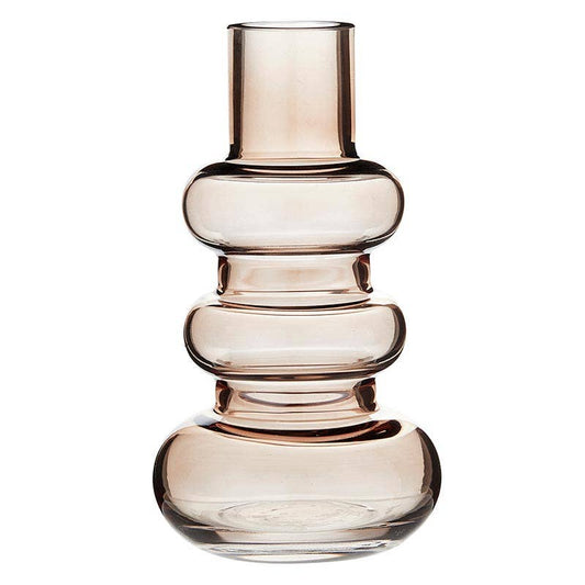 Glass Bubble Vase - Small - Brown - La Vie Est Belle