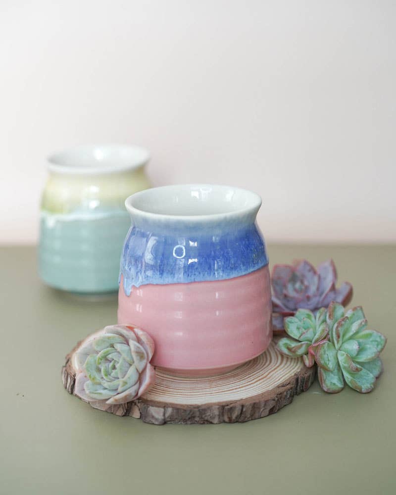 Glazed Colorful Pot - La Vie Est Belle