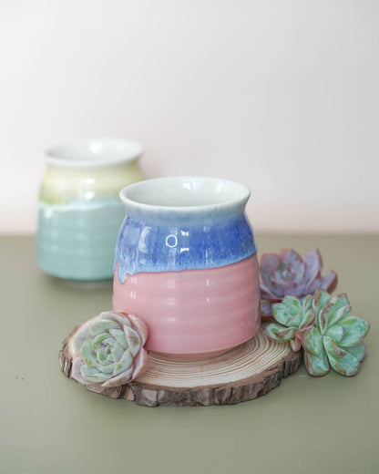 Glazed Colorful Pot - La Vie Est Belle