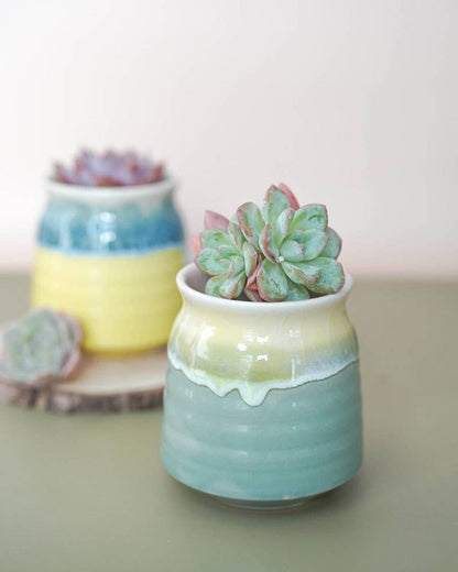 Glazed Colorful Pot - La Vie Est Belle