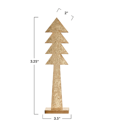 Gold Finish Tree - 2 Sizes - La Vie Est Belle