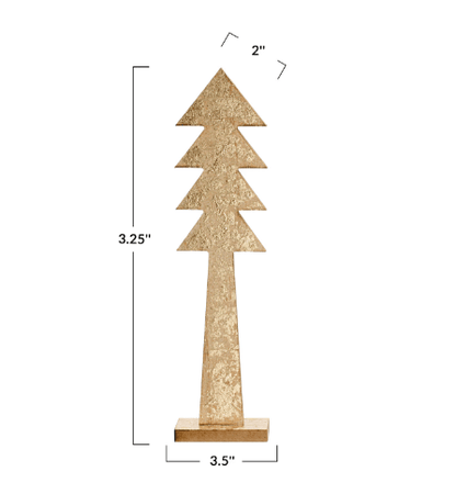 Gold Finish Tree - 2 Sizes - La Vie Est Belle