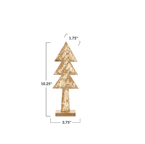 Gold Finish Tree - 2 Sizes - La Vie Est Belle