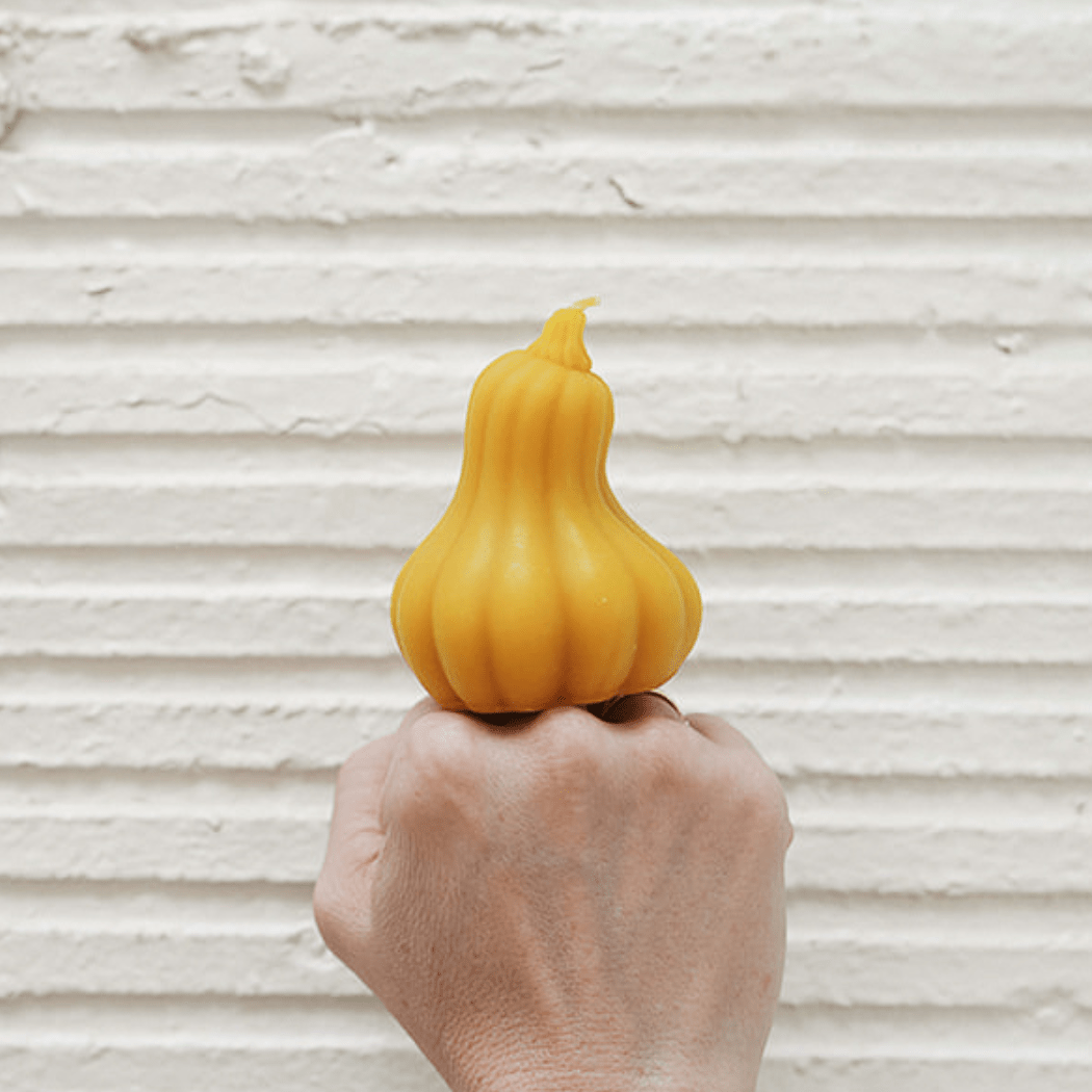 Gourd - Handmade Beeswax Fall Candle - La Vie Est Belle