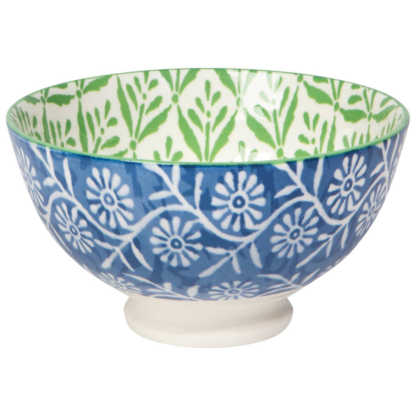 Green Leaf Stamped Bowl 4 inch - La Vie Est Belle