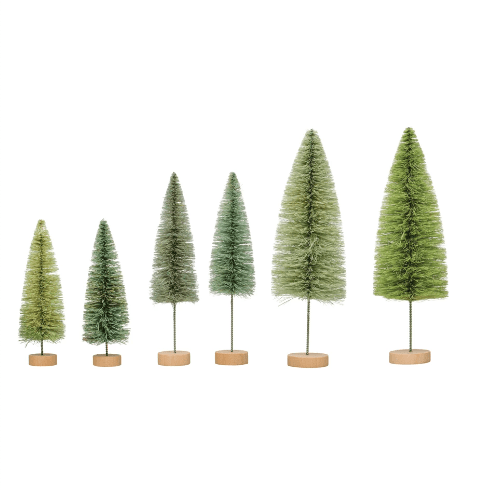 Green Sisal Trees, 3 Sizes - La Vie Est Belle