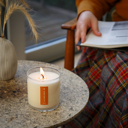 Half Moon Pumpkin - Plant the Box Candle - 9oz. - La Vie Est Belle