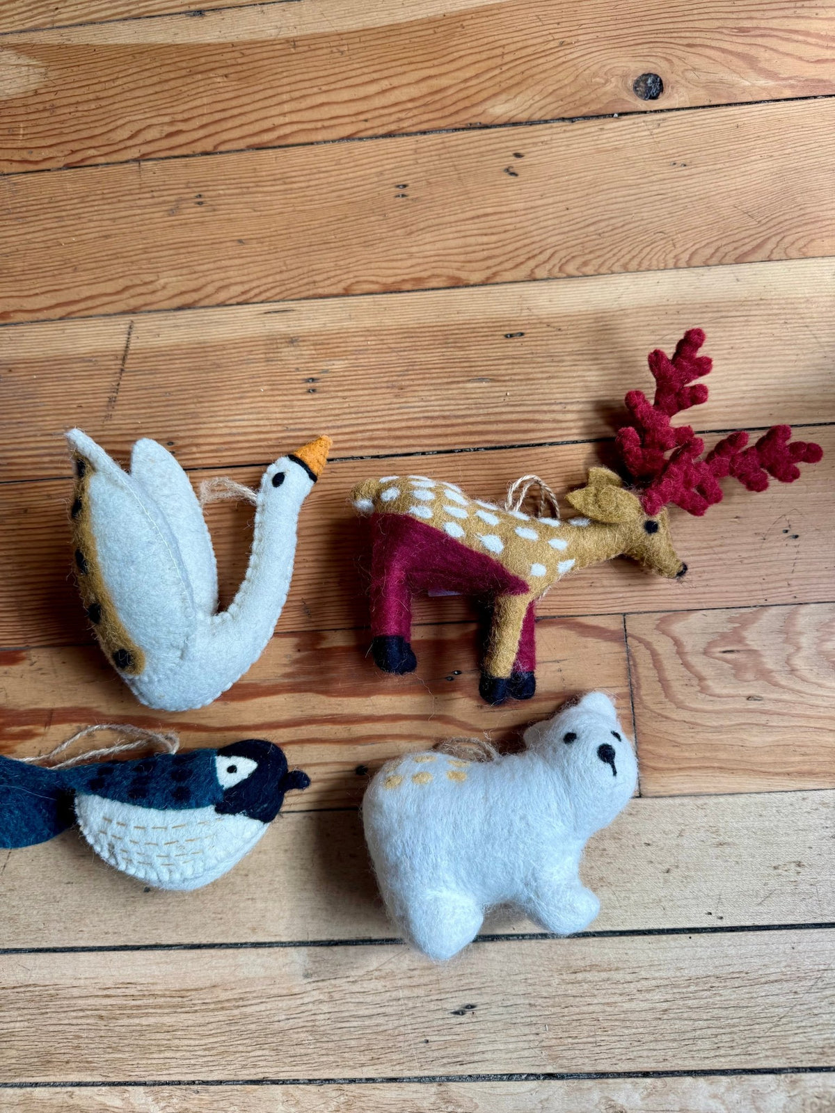 Handmade Wool Felt Animal Ornament - La Vie Est Belle