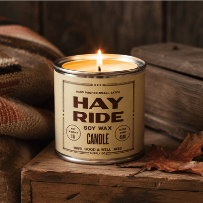 Hay Ride Soy Candle - Fall Collection - La Vie Est Belle