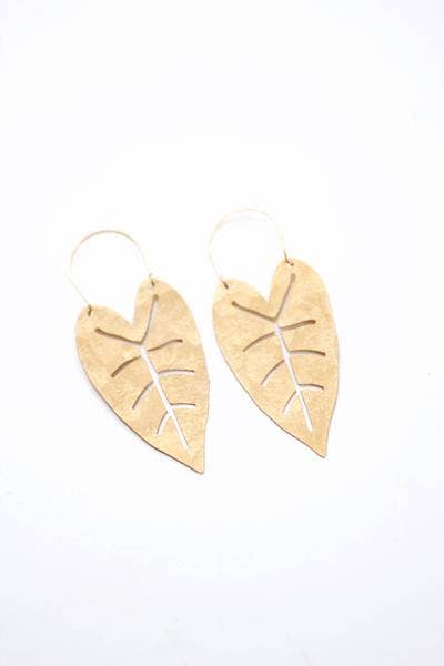 Heart Leaf Earrings - La Vie Est Belle
