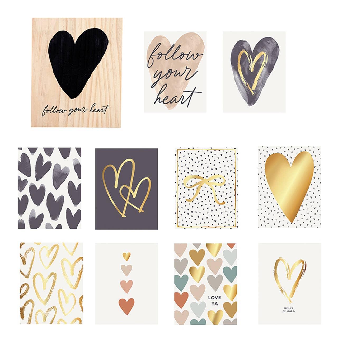 Hearts Boxed Greeting Cards - La Vie Est Belle