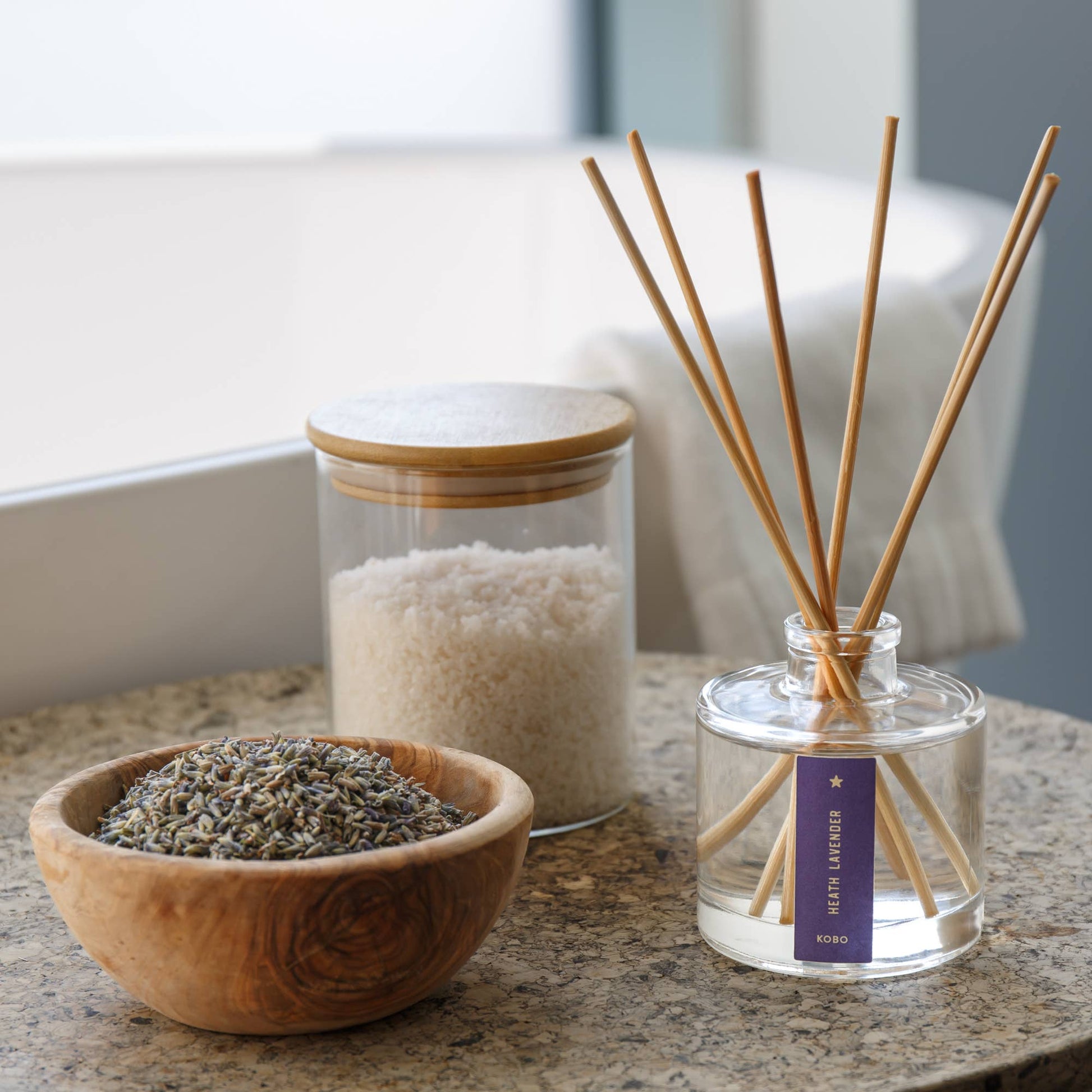 Heath Lavender - Plant the Box Diffuser - 4oz - La Vie Est Belle