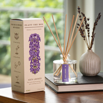 Heath Lavender - Plant the Box Diffuser - 4oz - La Vie Est Belle