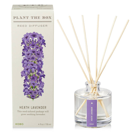 Heath Lavender - Plant the Box Diffuser - 4oz - La Vie Est Belle