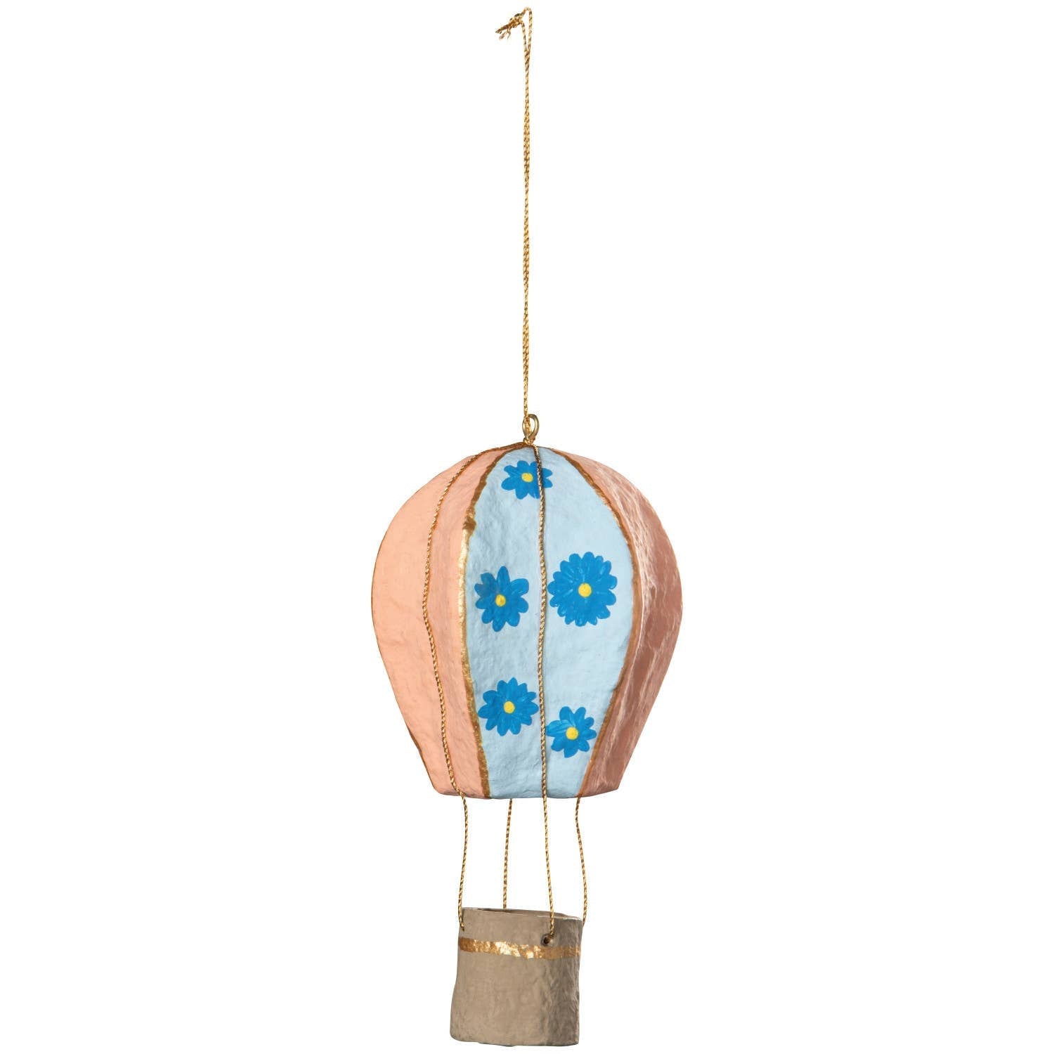 Hot Air Balloon Mache Ornaments, 2 Styles - La Vie Est Belle