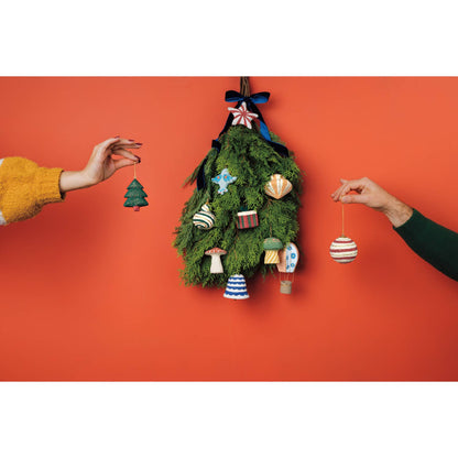 Hot Air Balloon Mache Ornaments, 2 Styles - La Vie Est Belle