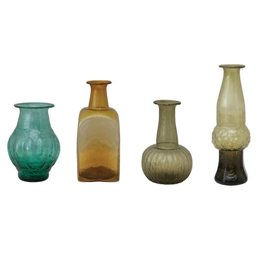 <In Store Purchase Only> Hand - Blown Glass Vases, 4 Styles - La Vie Est Belle