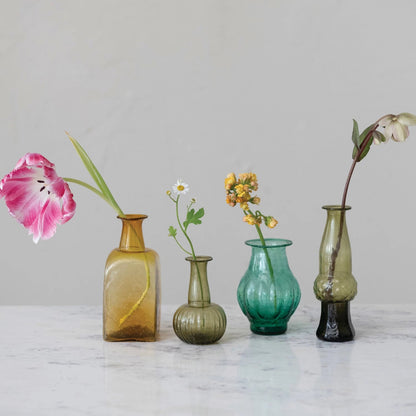 <In Store Purchase Only> Hand - Blown Glass Vases, 4 Styles - La Vie Est Belle