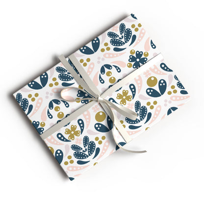 Ingrid White Gift Wrap // Matte - La Vie Est Belle
