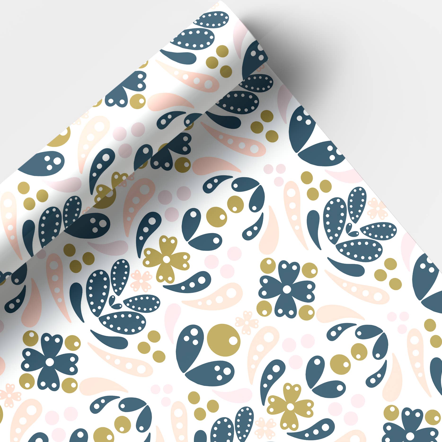 Ingrid White Gift Wrap // Matte - La Vie Est Belle