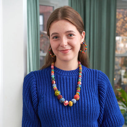 Kantha Diamond Hoops - La Vie Est Belle