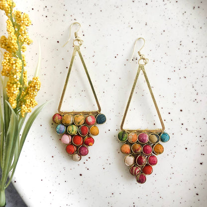 Kantha Reflective Chandeliers - La Vie Est Belle