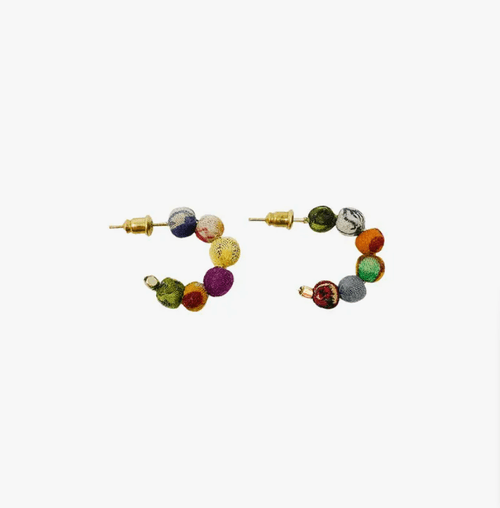 Kantha Tiny Hoops - La Vie Est Belle
