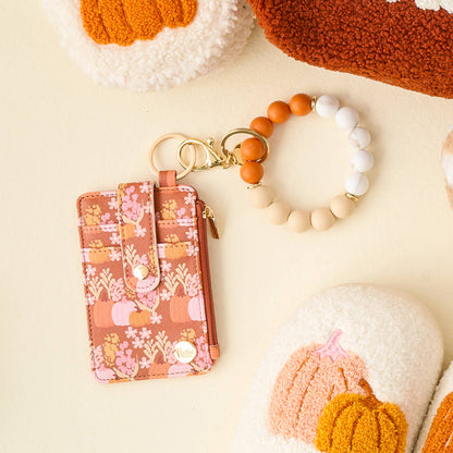 Keychain Wallet-Harvest Blooms - La Vie Est Belle