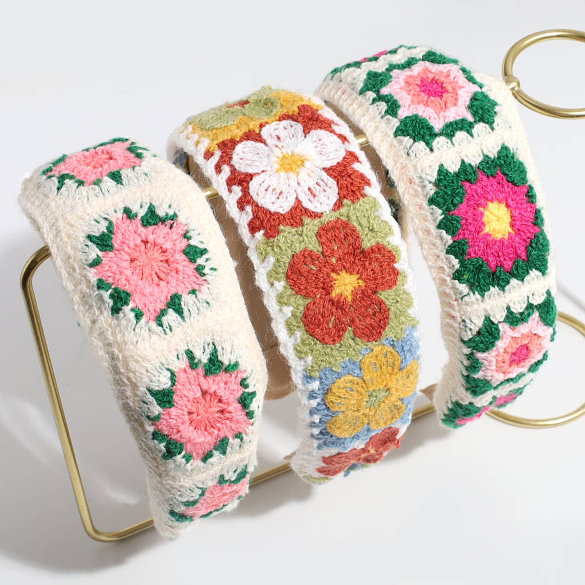 Knitted Flower Headbands - La Vie Est Belle