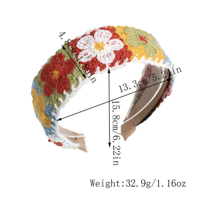 Knitted Flower Headbands - La Vie Est Belle