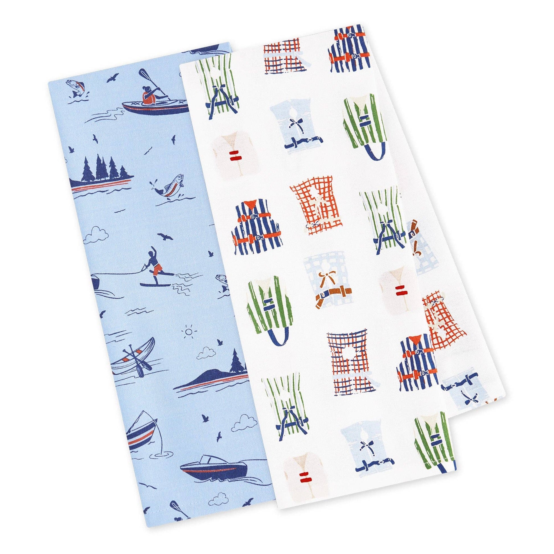 Lake House Dishtowel + Spatula Gift Set - Two Options - La Vie Est Belle