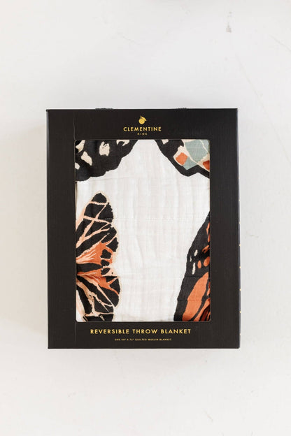 Large Butterfly Collector Throw Blanket - La Vie Est Belle