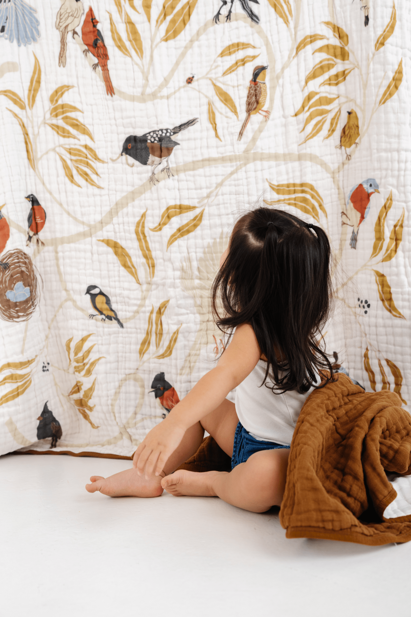 Large For the Birds Throw Blanket - La Vie Est Belle