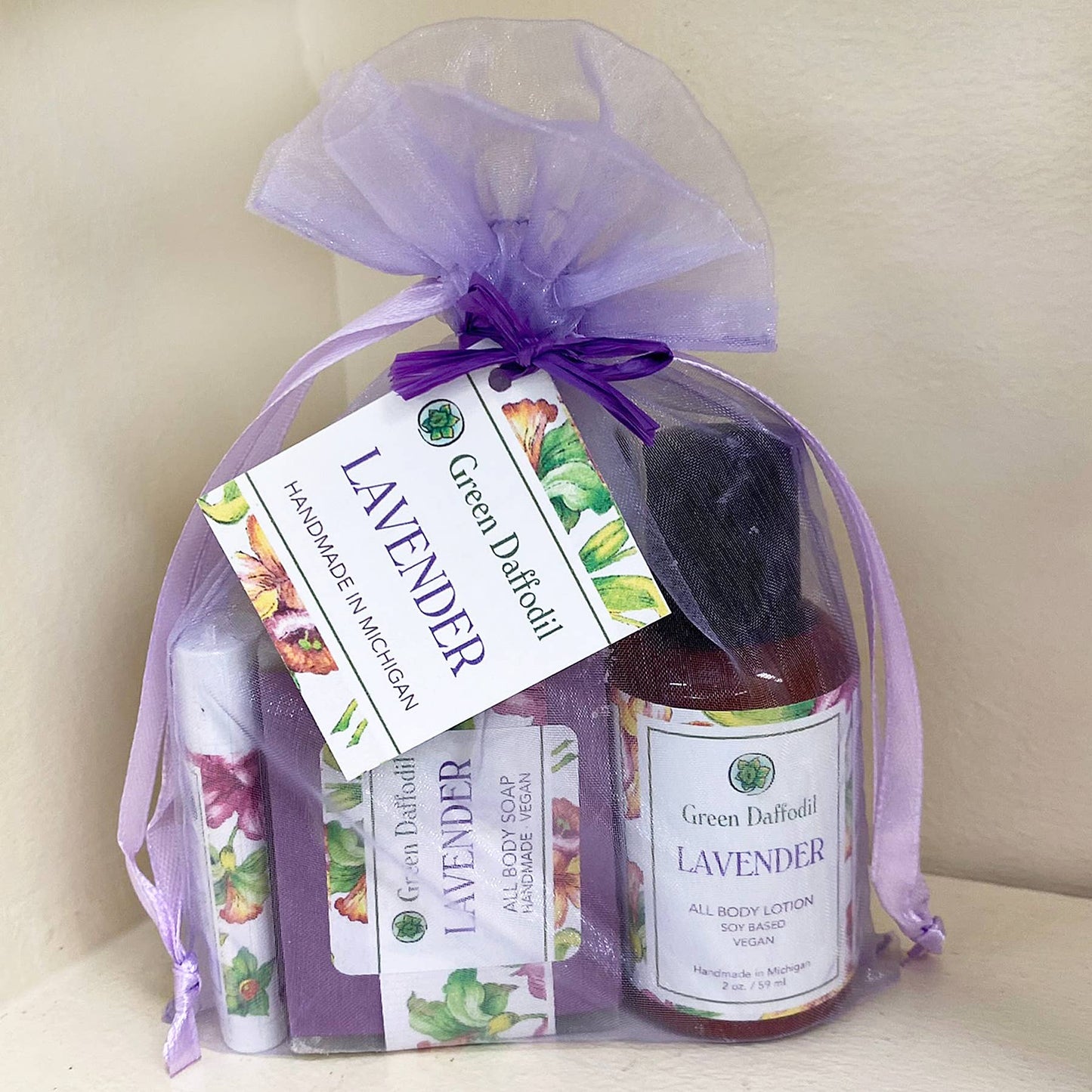 Lavender Organdy Quartet Gift Set - La Vie Est Belle