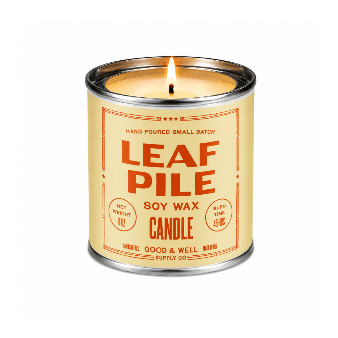 Leaf Pile Soy Candle - Fall Collection - La Vie Est Belle