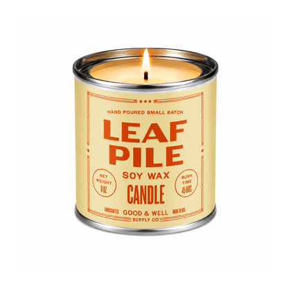 Leaf Pile Soy Candle - Fall Collection - La Vie Est Belle