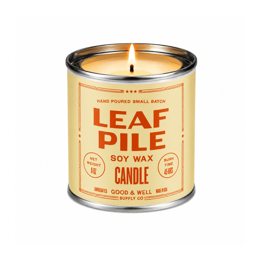 Leaf Pile Soy Candle - Fall Collection - La Vie Est Belle