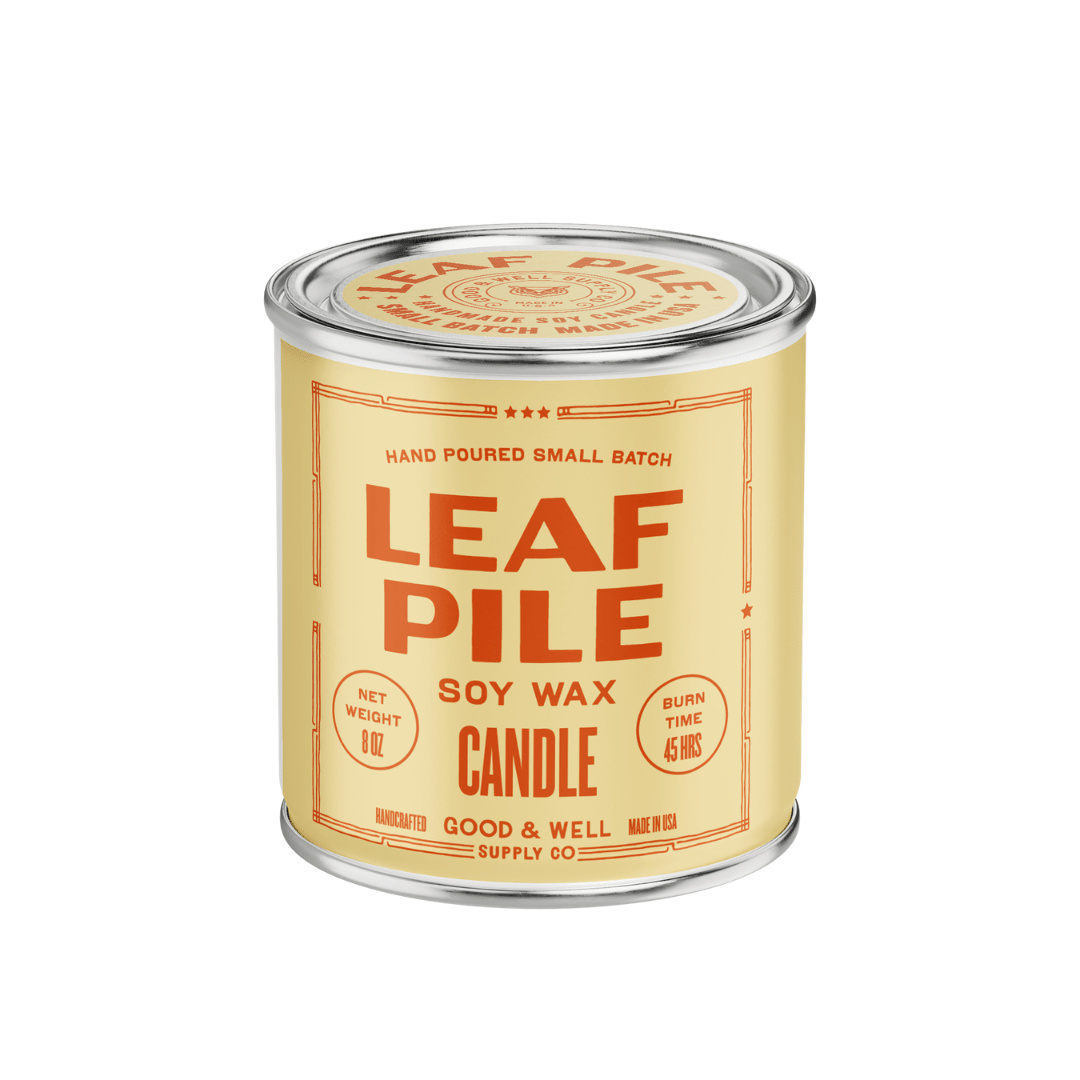 Leaf Pile Soy Candle - Fall Collection - La Vie Est Belle