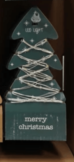 LED String Lights on Tree Shaped Cards, 3 Styles - La Vie Est Belle