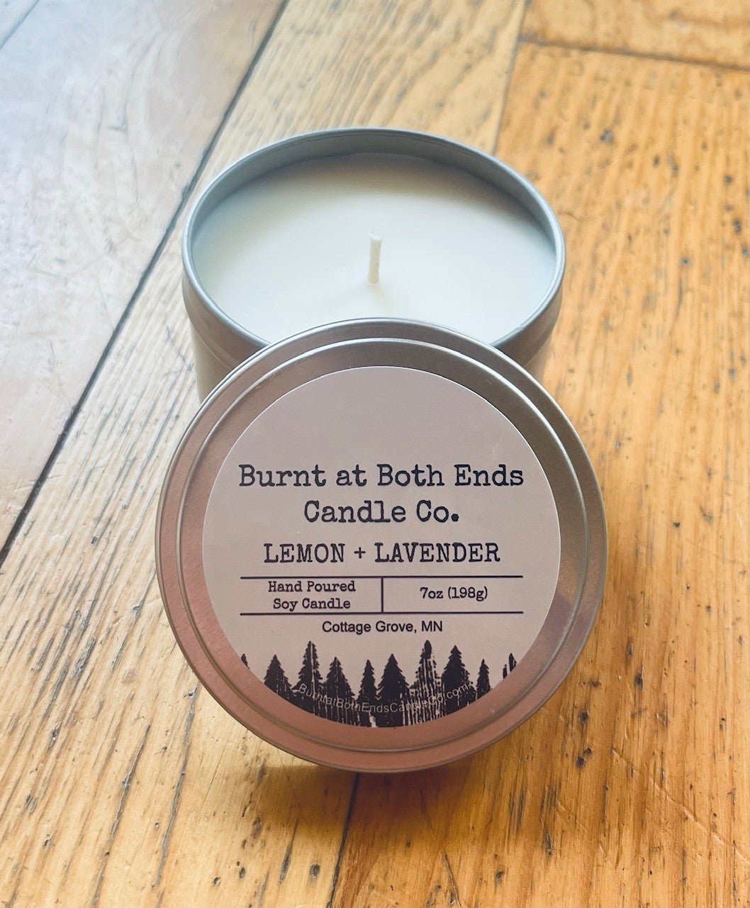 Lemon and Lavender - 7 oz Tin - La Vie Est Belle