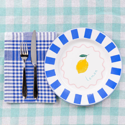 Lemon Enamel Plate - La Vie Est Belle