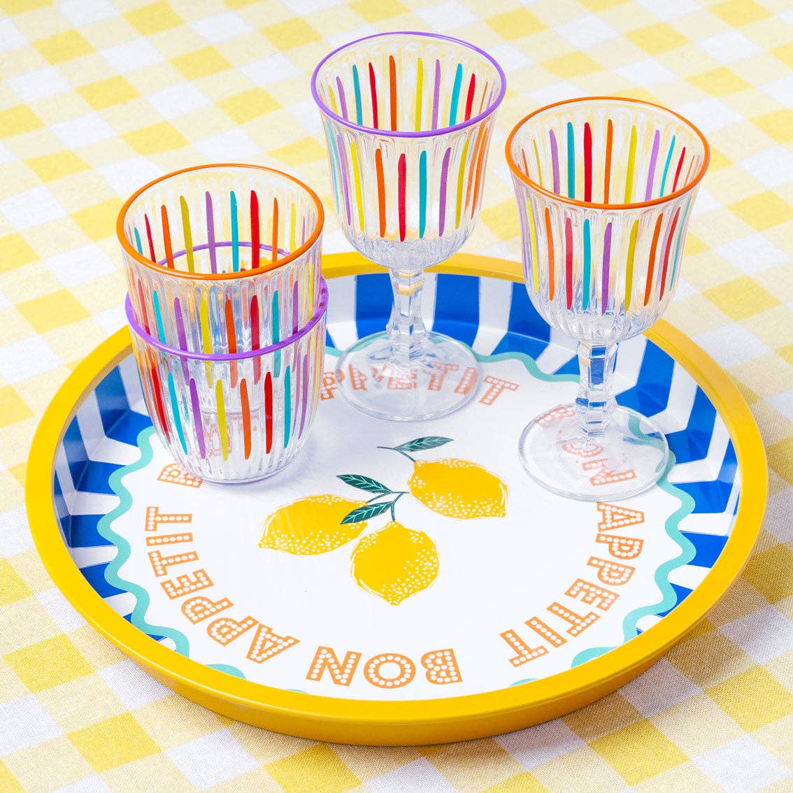 Lemon Tin Tray - La Vie Est Belle