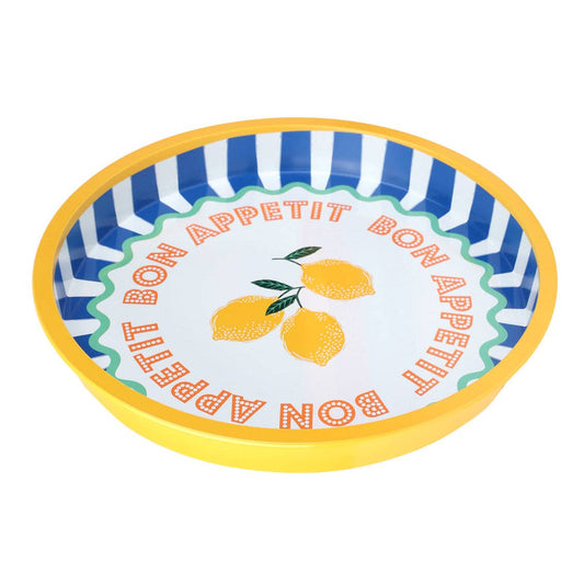Lemon Tin Tray - La Vie Est Belle